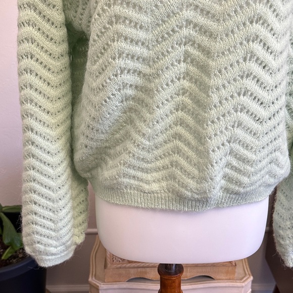 Light Green Women's Sweater Marine Layer (Sezane look) - Picture 4 of 7